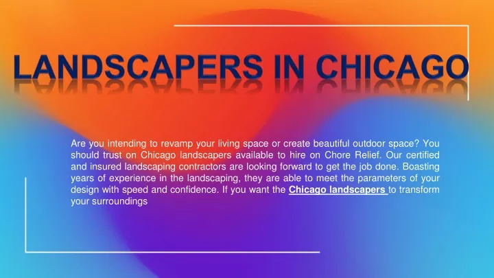 landscapers in chicago