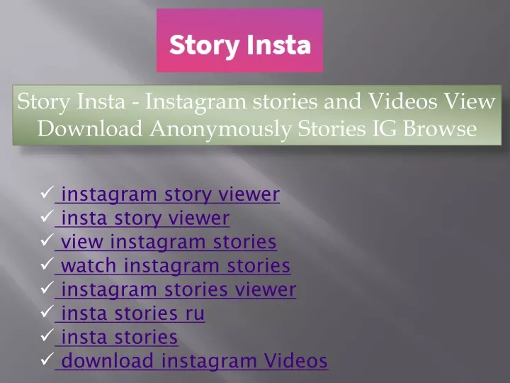 story insta instagram stories and videos view