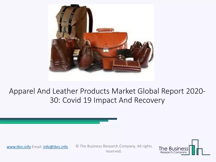 apparel and leather products market global report 2020 30 covid 19 impact and recovery
