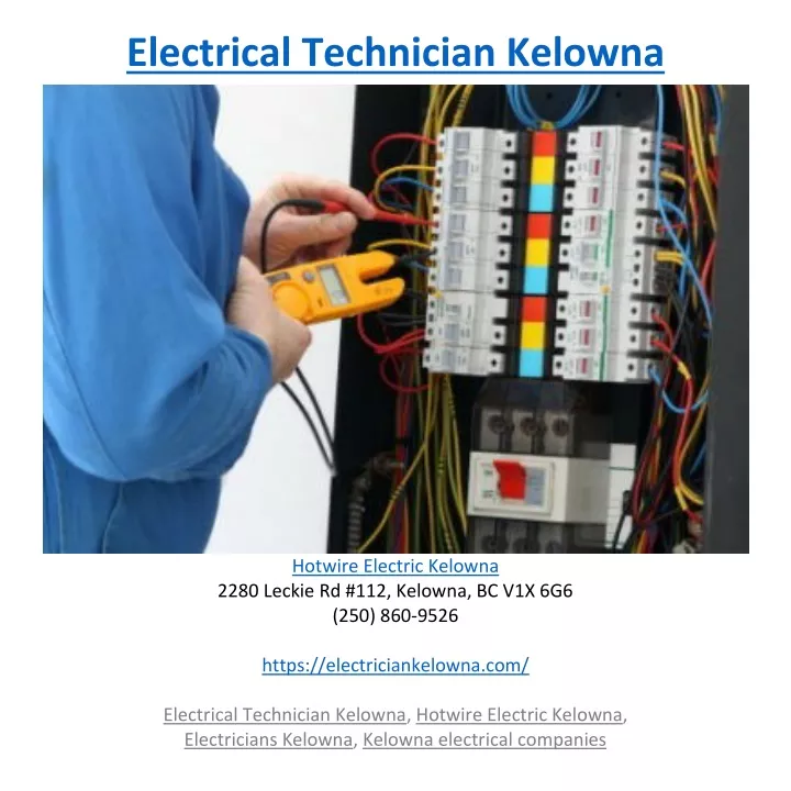 electrical technician kelowna
