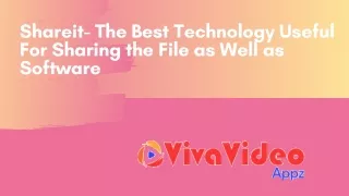 shareit the best technology useful for sharing