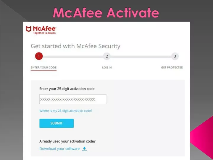 mcafee activate