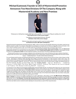 michael eastwood founder ceo of mastermind