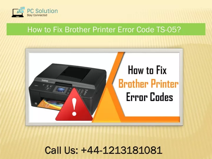 how to fix brother printer error code ts 05