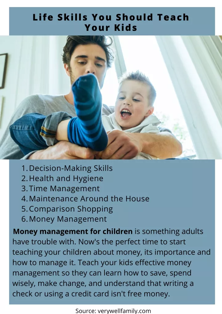 life skills you should teach your kids
