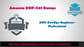 amazon dop c01 dumps