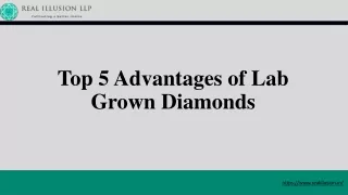 top 5 advantages of lab grown diamonds