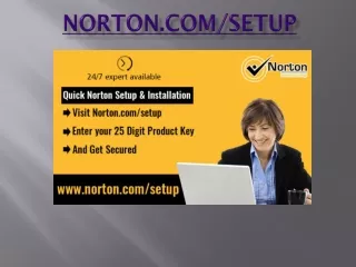 Norton Setup - Enter Norton Product Key to Setup norton.com/setup