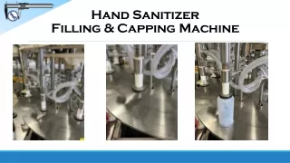 Hand Sanitizer filling & capping equipment - SSP Seals