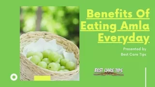 Get Amazing Benefits of eating Amla Everyday | BestcareTips