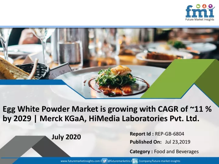 egg white powder market is growing with cagr