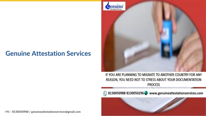 genuine attestation services