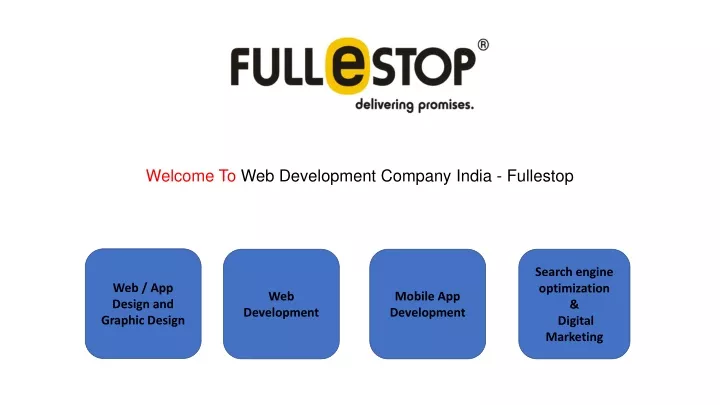 welcome to web development company india fullestop
