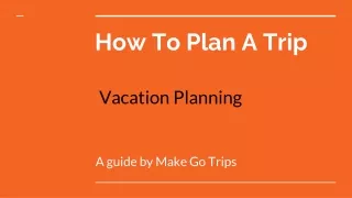 Steps on planning a successful trip | Cheap Airlines