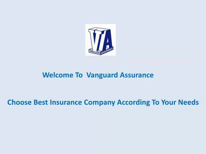 welcome to vanguard assurance