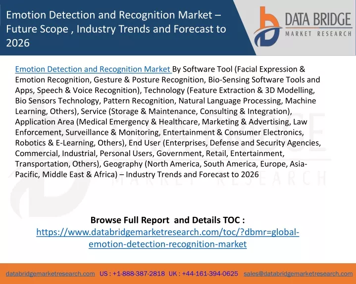 emotion detection and recognition market future