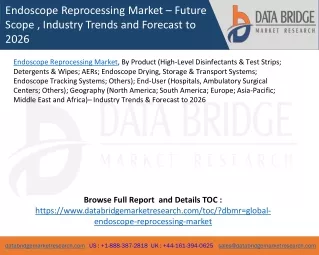 endoscope reprocessing market future scope