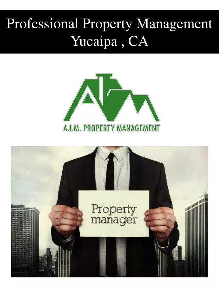 professional property management yucaipa ca