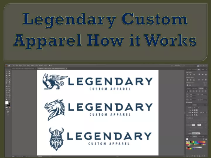legendary custom apparel how it works