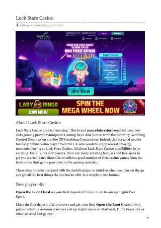 luck stars casino