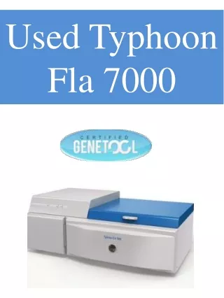 Used Typhoon Fla 7000