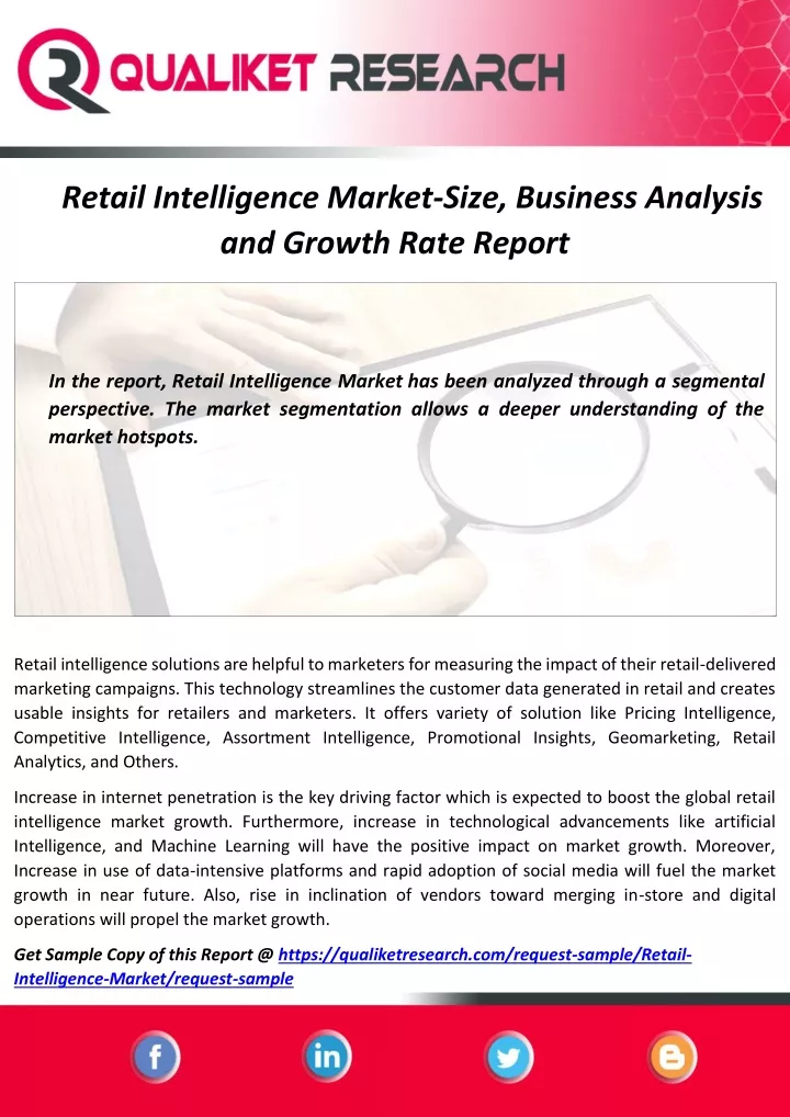 retail intelligence market size business analysis