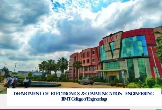 department of electronics communication engineering iimt college of engineering