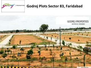 Godrej Plots Faridabad Sec 83