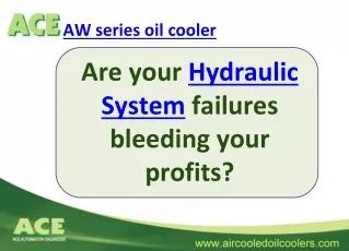 aw series oil cooler