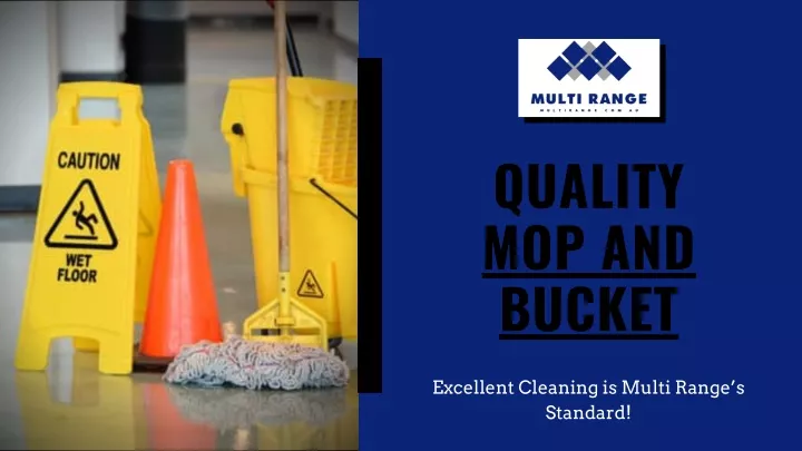 quality mop and bucket
