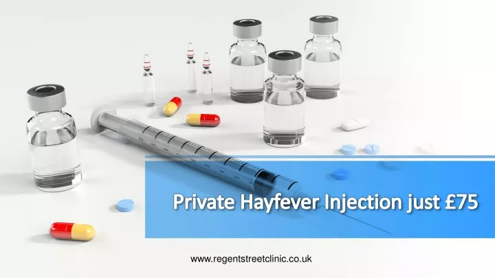 private hayfever injection just 75
