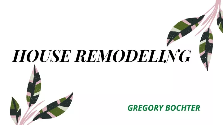 house remodeling