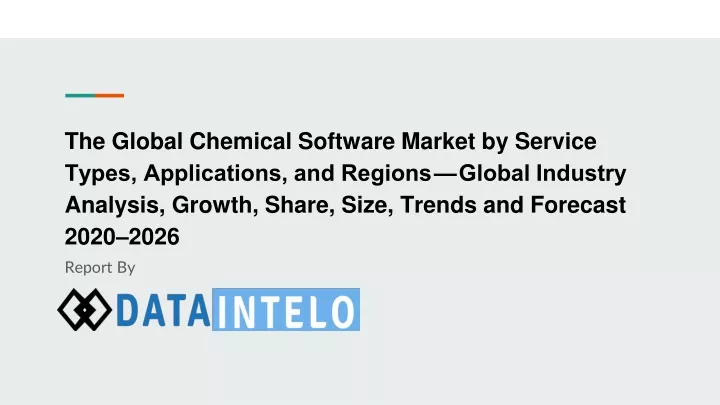 the global chemical software market by service