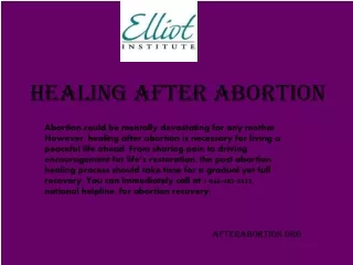 Afterabortion.org- Healing After Abortion