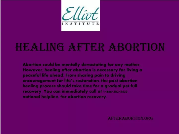 healing after abortion