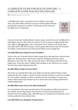 a complete guide for silk pillowcase a complete