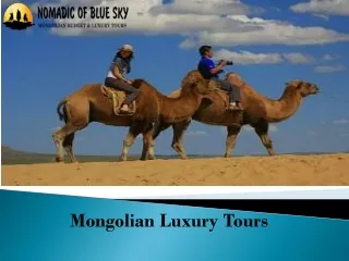 Mongolian Luxury Tours
