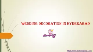 Wedding Party Organisers In Hyderabad