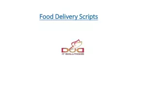 food delivery scripts
