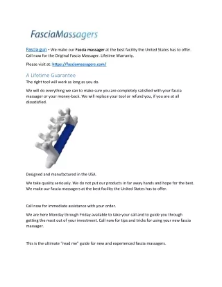 fascia gun fascia gun we make our fascia massager