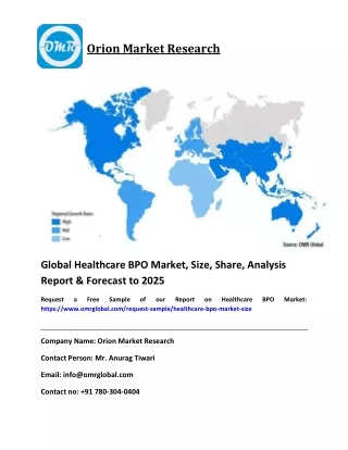 Global Healthcare BPO Market Share, Trends & Forecast to 2019-2025