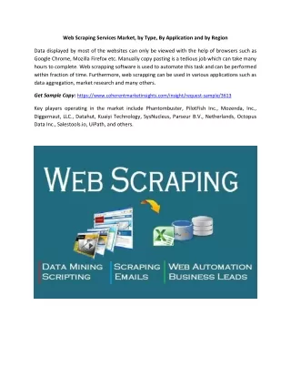 web scraping services market by type