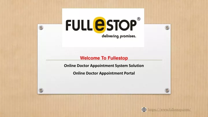 welcome to fullestop online doctor appointment system solution online doctor appointment portal