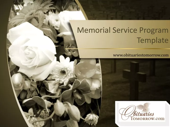 memorial service program