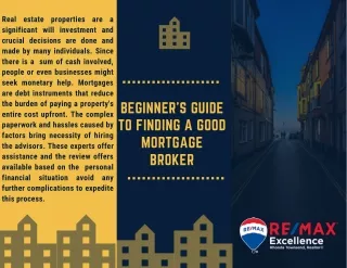 Beginner’s Guide To Finding A Good Mortgage Broker