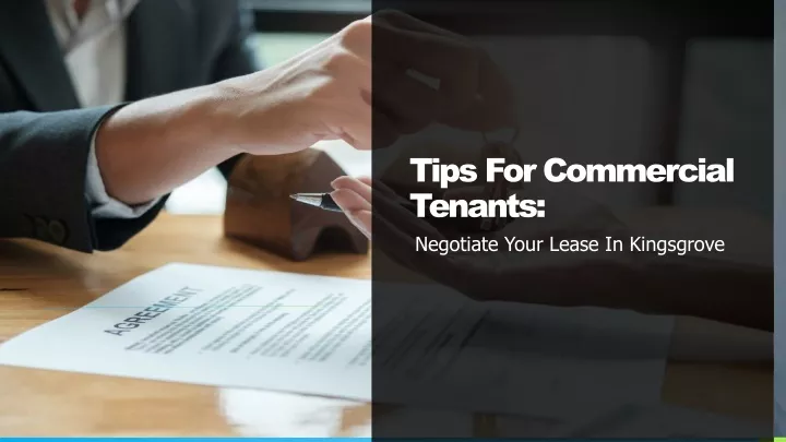 tips for commercial tenants