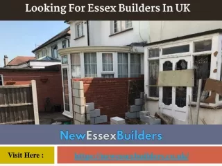 Essex Builders In Uk | Contact Us