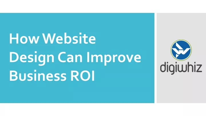 how website design can improve business roi