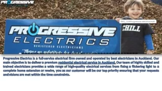 Progressive Electrics - Your Trusted Best Best Electrician in Manukau