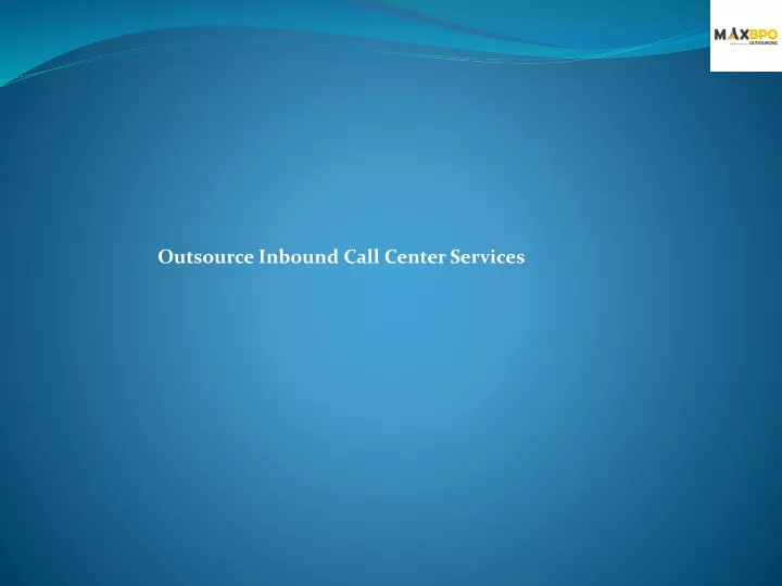 outsource inbound call center services